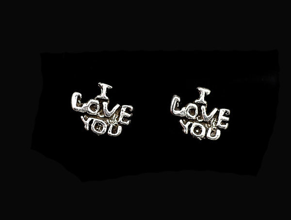 Boucles d’Oreilles I Love You en Argent 925