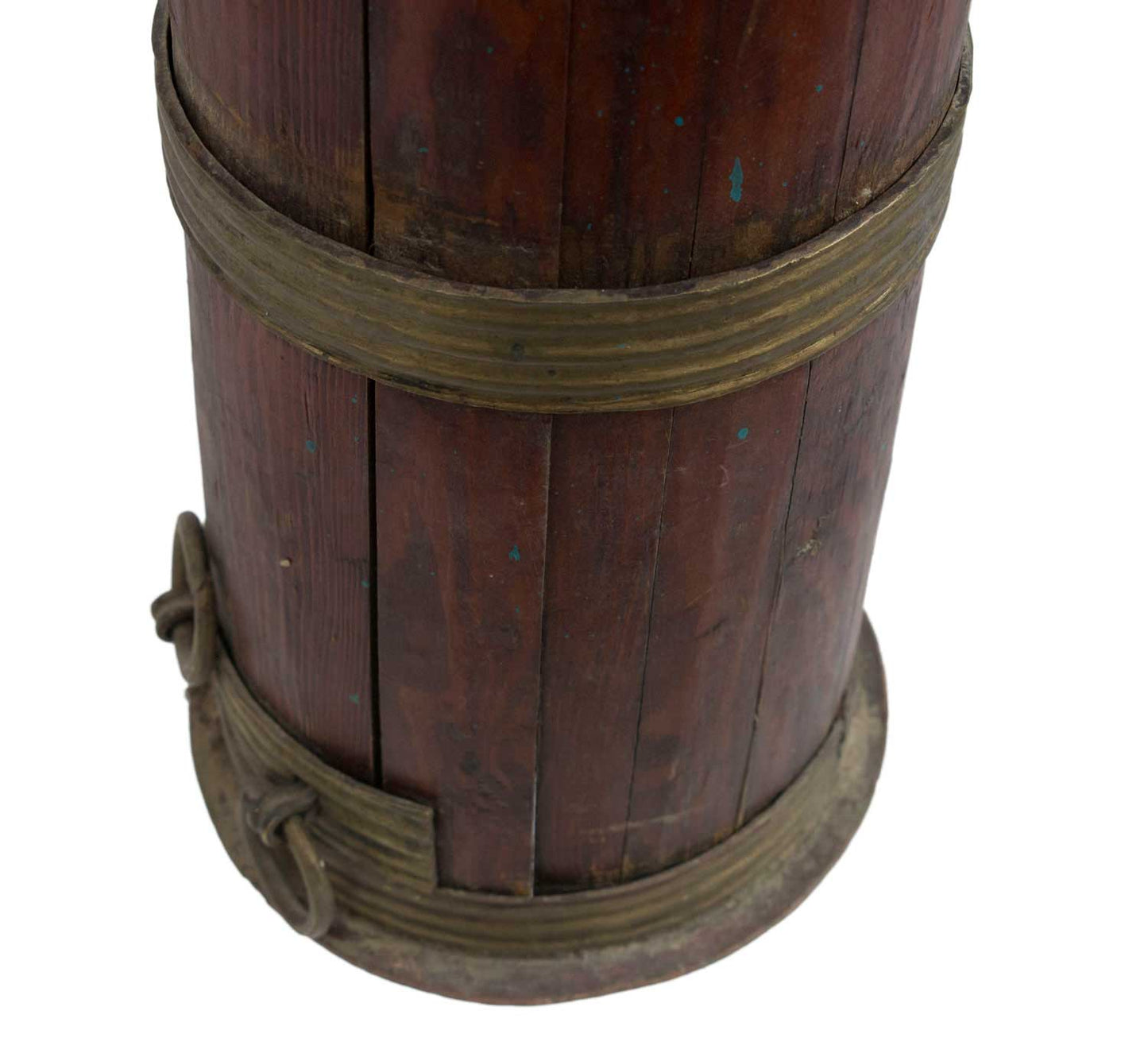 Ancienne Baratte à Thé Tibétaine au Beurre de Yak – Grande Taille 112 cm