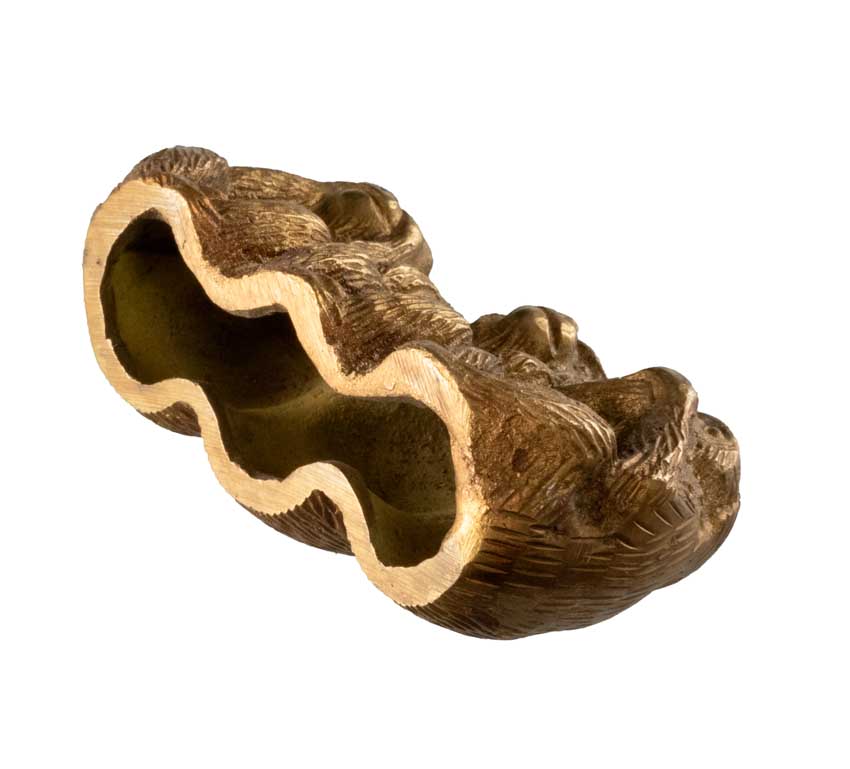 Singe de la Sagesse en Laiton – Statuette Artisanale du Népal