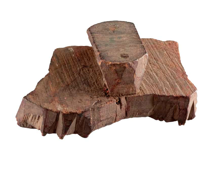 Ancien Tampon Indien En Bois – Rajasthan Motifs Floraux