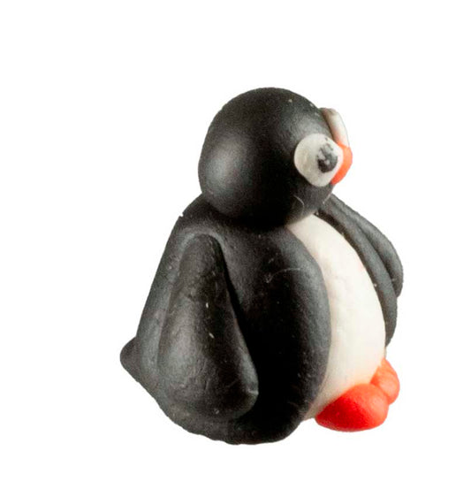 Figurine Miniature Pingouin – Artisanat Thaïlandais en Pâte Polymère