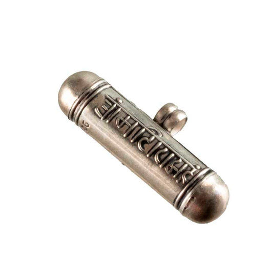 Boîte De Prière Mantra Gau Tibétain En Argent – Bijou Spirituel Bouddhiste Népalais