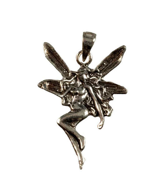 Pendentif Fée ou Elfe en Argent Massif 925 – Bijou Féérique et Enchanteur