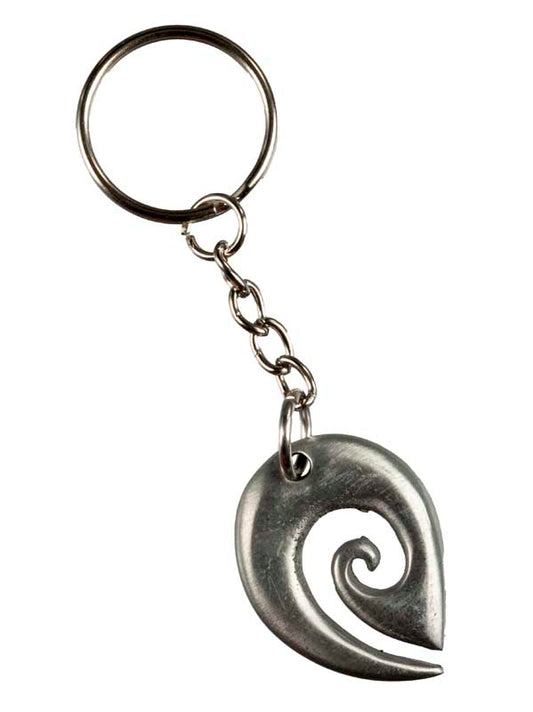 Bijou de Sac ou Porte-Clé Maori Koru en Métal – Symbole de Renouveau