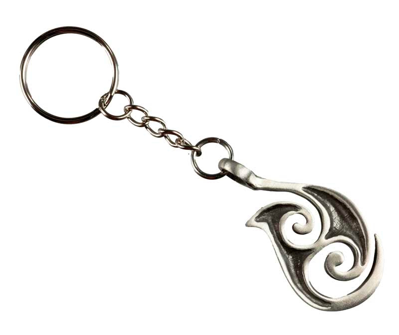 Manaia Maori – Bijou de Sac et Porte-Clés Ethnique en Métal