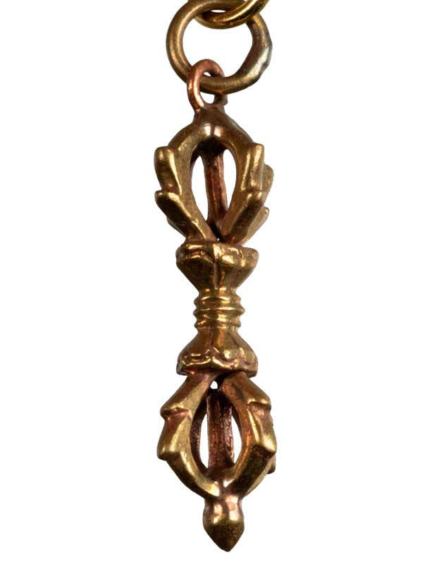 Porte-Clés Vajra Dorje Népalais – Bijou de Sac Bouddhiste
