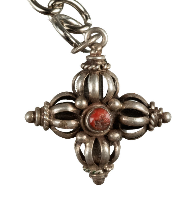Porte-Clé Double Vajra Tibétain – Dorje Sacré Du Bouddhisme Vajrayana
