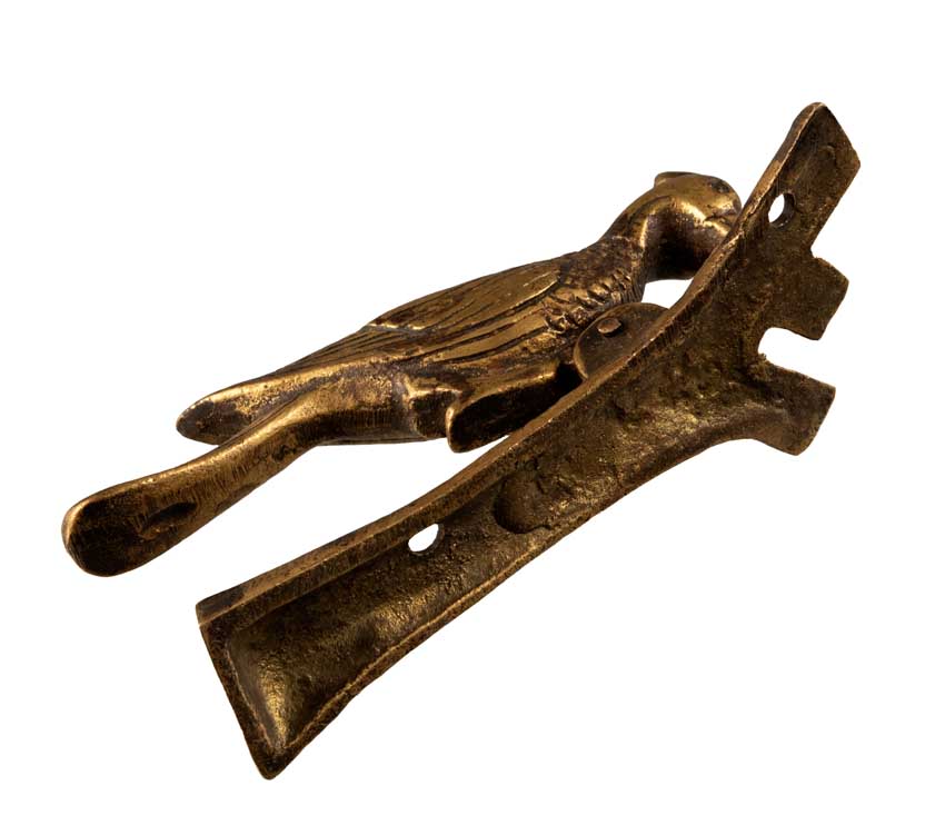Heurtoir De Porte Pic-Vert Doré En Alliage De Cuivre – Artisanat Indien