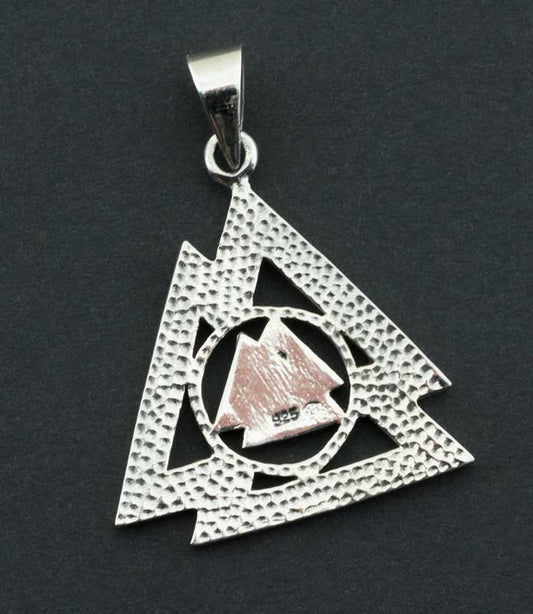 Pendentif Viking Valknut en Argent 925