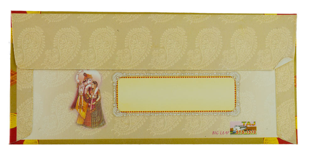 Enveloppe cadeau offrande Ganesh – Papier artisanal recyclé – Mariage et cérémonies