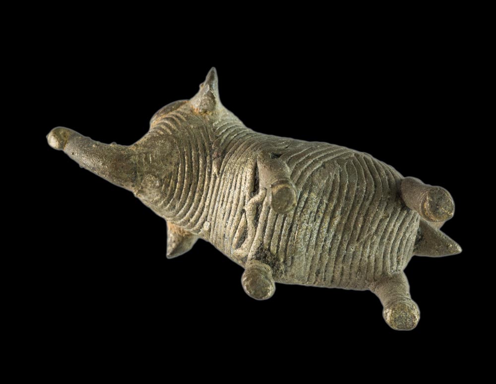 Statuette Éléphant Dhokra – Art Tribal De Bastar Inde