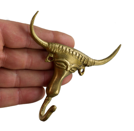 Porte-Serviettes Vache Sacrée En Laiton – Art Tribal Bastar Dhokra Inde