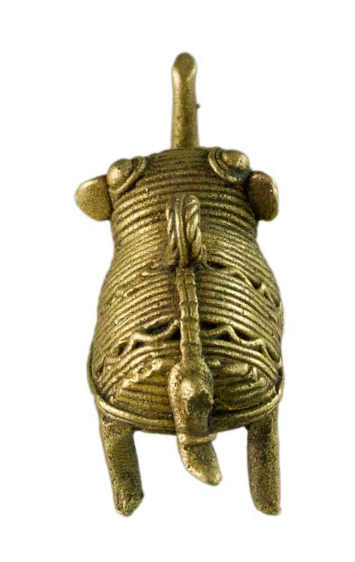 Figurine Éléphant Dhokra – Art Tribal Bastar Orissa Inde