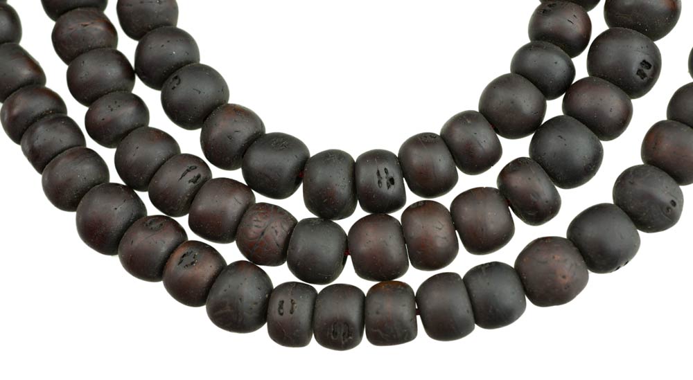 Bodhi Mala Tibétain Authentique – Collier Chapelet En Graines De Bodhi Du Népal
