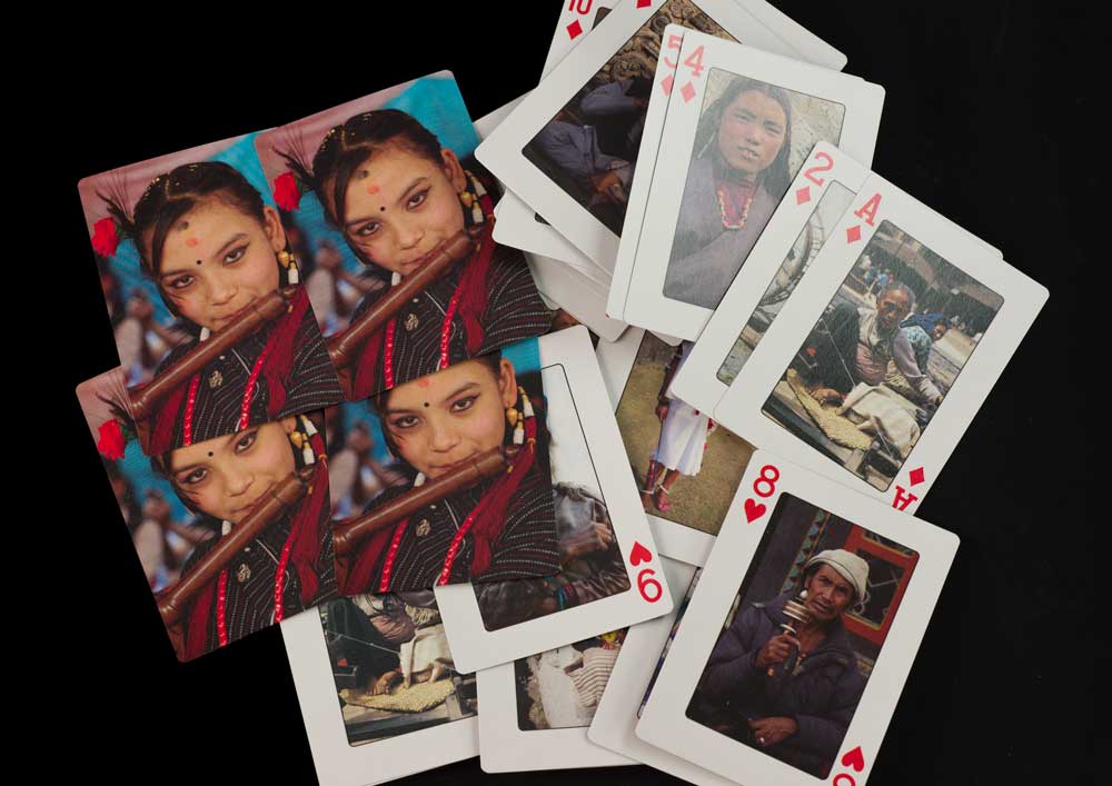 Jeu de 56 Cartes à Jouer – Les Visages des Népalais de l'Himalaya