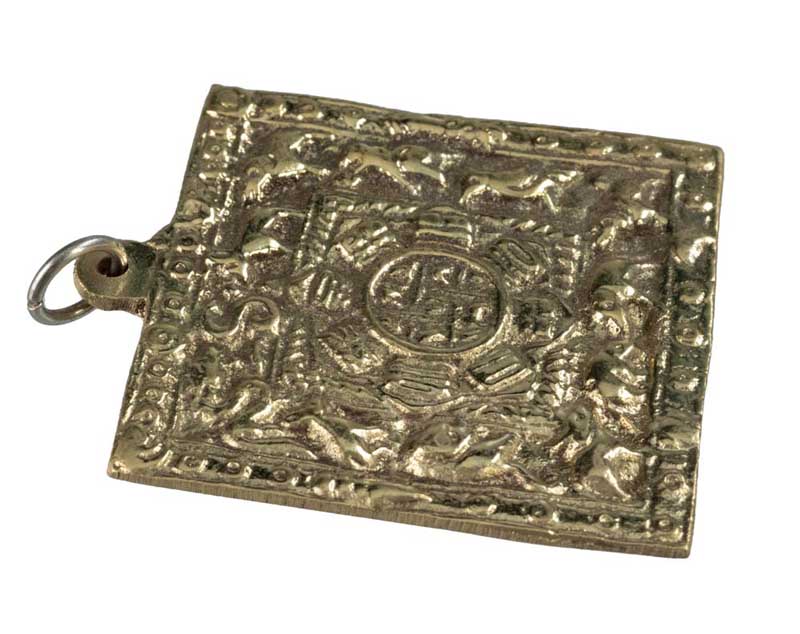 Thogchag Srid-Pa Ho – Amulette Bouddhiste Tibétaine en Laiton