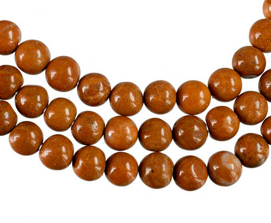 Collier Mala Tibétain en Jaspe Naturel – 108 Perles 8 à 8,5 mm