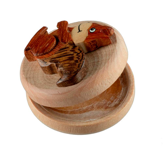 Animal Magnet Écureuil en Bois