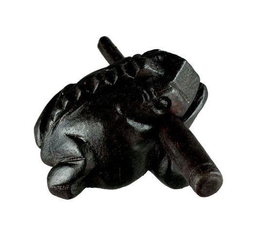 Grenouille Guiro En Bois 7cm – Instrument De Percussion Traditionnel Du Vietnam