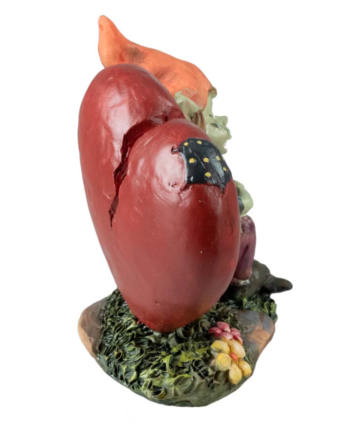 Lutin Pixie Chagrin d'Amour – Figurine Korrigan Celtique en Résine