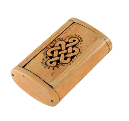 Boîte À Grillon En Os – Artisanat Chinois Aux Motifs Bouddhistes Et Animaliers