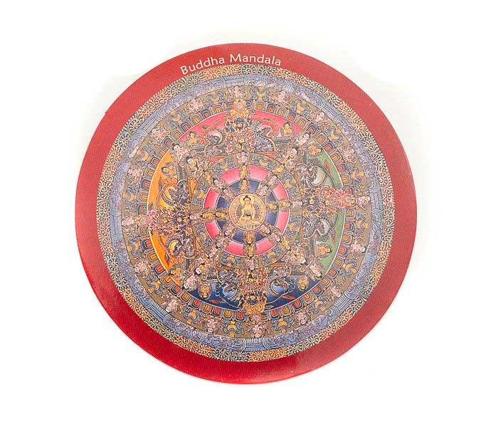 Sticker Intérieur Mandala De Bouddha – Symbole Du Bouddhisme Tibétain