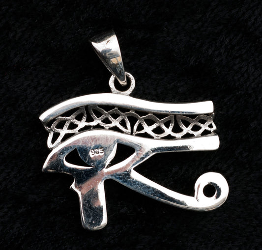 Pendentif Œil d’Horus en argent massif 925 – Symbole de protection et de renouveau (Copie) (Copie)