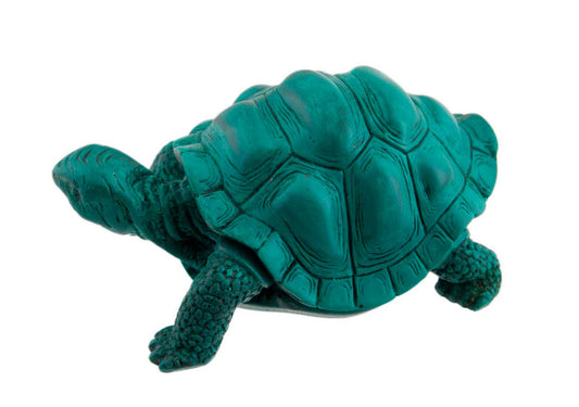 Boîte À Bijoux Tortue En Résine Turquoise – Artisanat Népalais