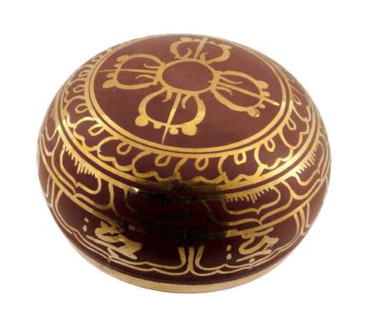 Bol Chantant du Bengale – Yeux de Bouddha – Fabrication Artisanale d'Inde 13.5cm