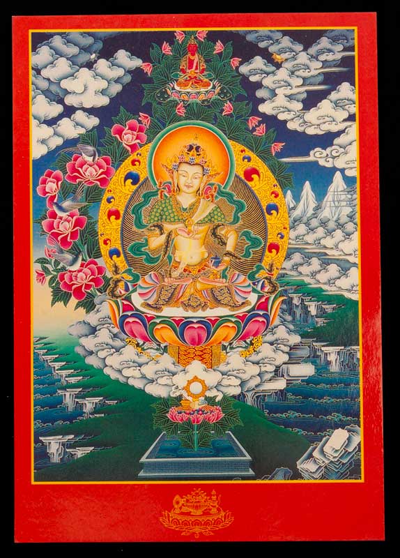 Carte Postale Vajrasattva – Symbole De Pureté Spirituelle Du Népal