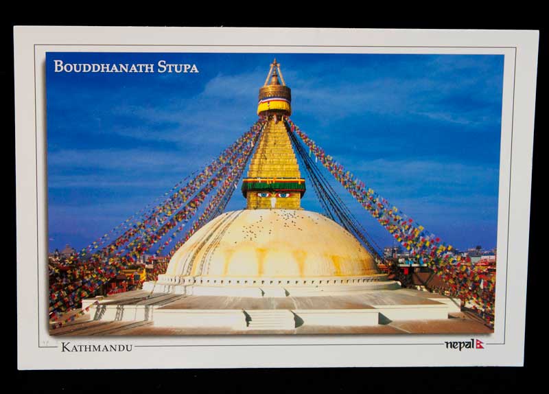 Carte Postale Stupa De Boudhanath – Symbole Sacré Du Népal