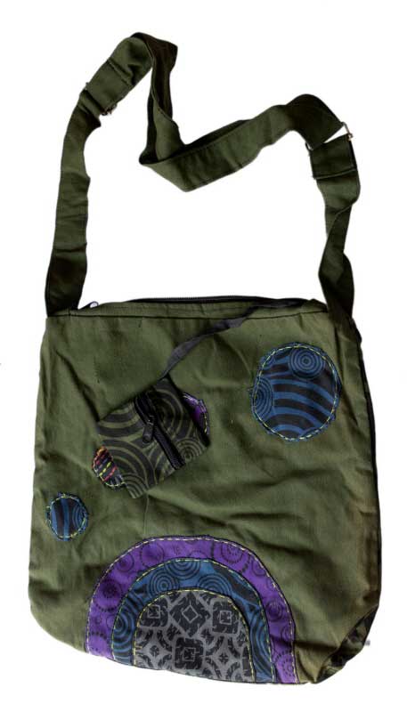Sac À Main En Bandoulière Gibecière Ethnique Hippie Fourre-Tout – Népal