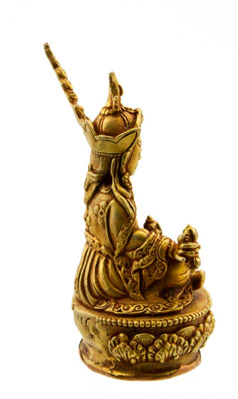 Statue de Guru Rinpoche Padmasambhava en bronze – Maître spirituel du bouddhisme tibétain
