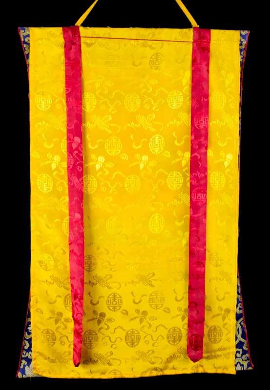 Thangka Tibétain Bouddha Amitabha – Symbole De La Lumière Infinie Et De La Sagesse