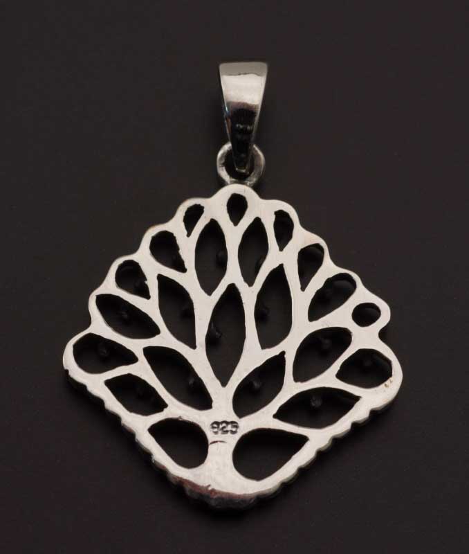 Pendentif Arbre de Vie celtique en argent 925 – Bijou ethnique artisanal symbole d’équilibre
