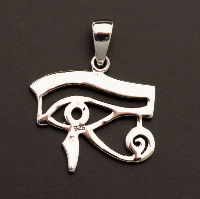 Pendentif Œil d'Horus en argent 925 – Symbole de spiritualité et d'élégance