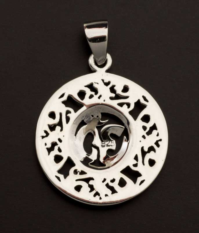 Pendentif Symbole Om Hindou Unisexe en Argent 925
