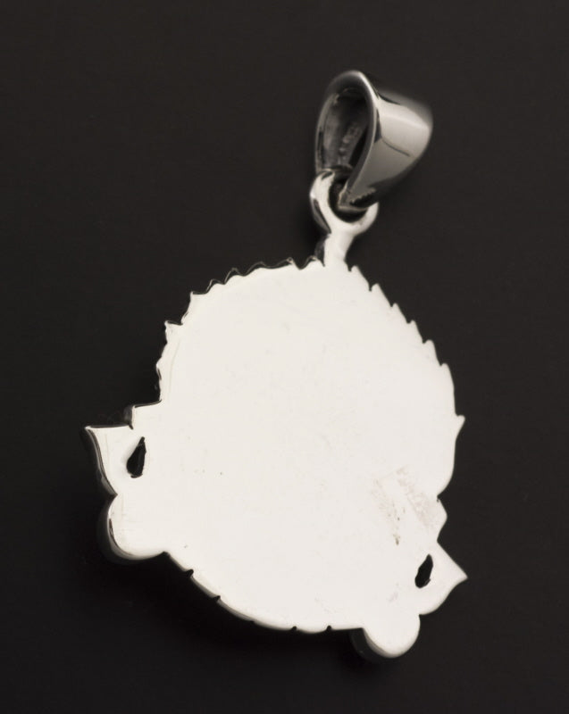 Pendentif Mahakala en Argent 925 – Bijou Tibétain