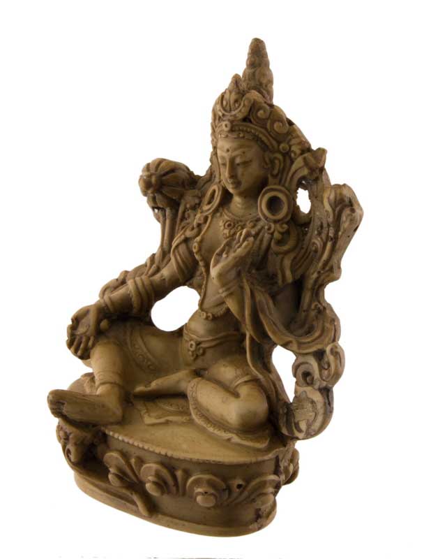 Statue Bouddhiste Tara En Résine – Symbole De Sagesse Et De Compassion Du Népal