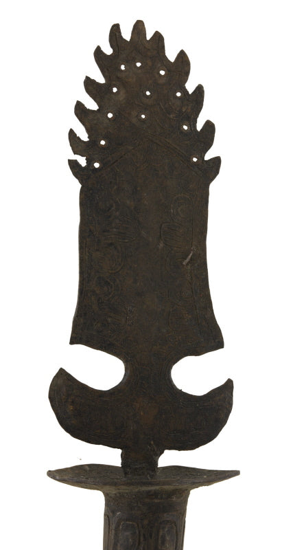 Khadga – Épée de Manjushri en Fer, Objet Rituel du Bouddhisme Tibétain