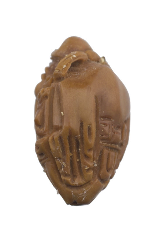 Noyau d’Olive Sculpté Confucius – Sculpture Chinoise Rare