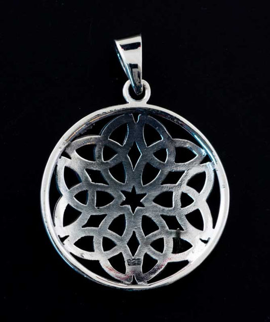 Pendentif celtique Triquetra – nœud d’éternité en argent massif 925