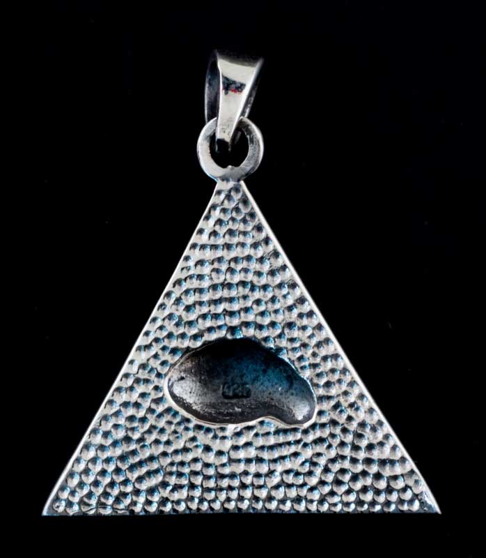 Pendentif Maçonnique en Argent 925 – Œil de la Providence et Pyramide