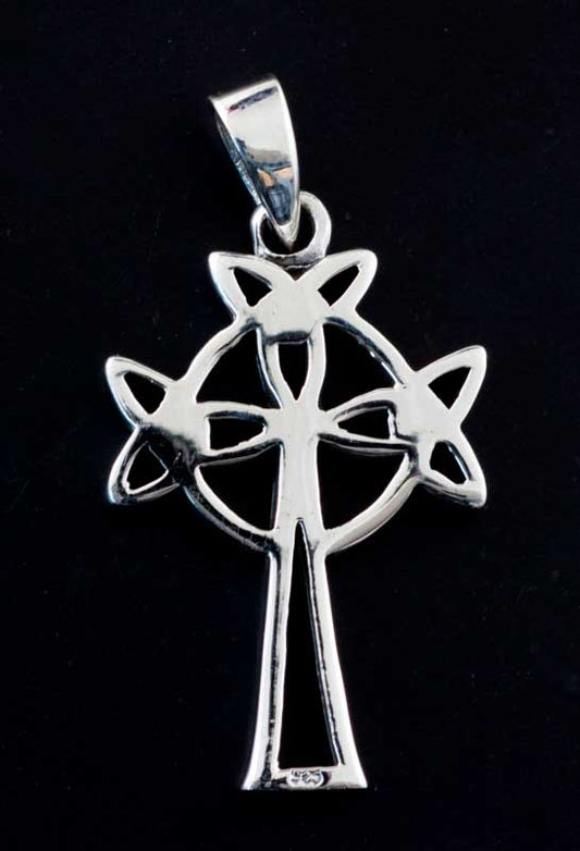 Pendentif croix celtique irlandaise Saint-Patrick en argent 925 – Symbole d’amour et de tradition celte