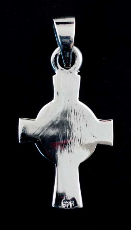 Pendentif croix celtique en argent 925 – Bijou ethnique artisanal symbole ancestral