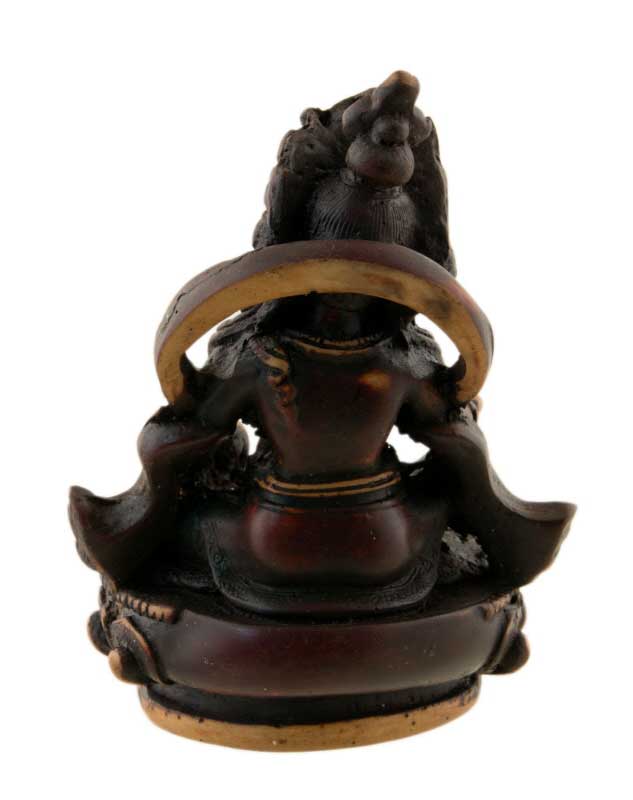 Statue Jambhala Kubera – Trésor artisanal en résine du Népal 10 cm