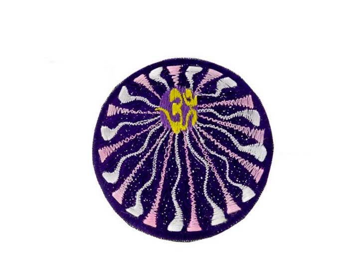 Écusson Brodé Mandala Fleur Om Tribal Bouddhiste