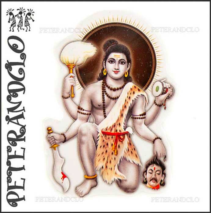Autocollant Sticker Hindou Bollywood – Déesse Kali