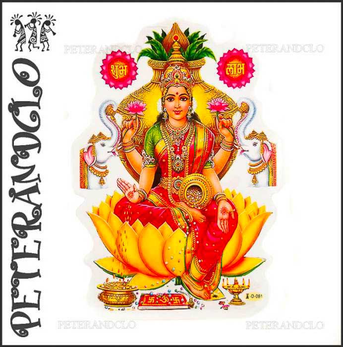 Autocollant Sticker Hindou Bollywood – Lakshmi (Laxmi)