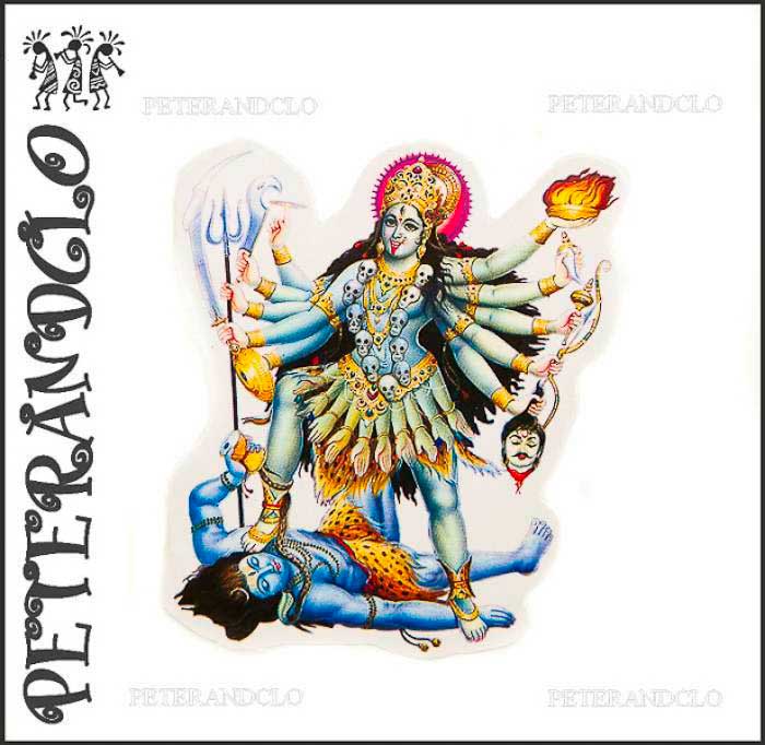 Autocollant Sticker Hindou Bollywood – Déesse Kali